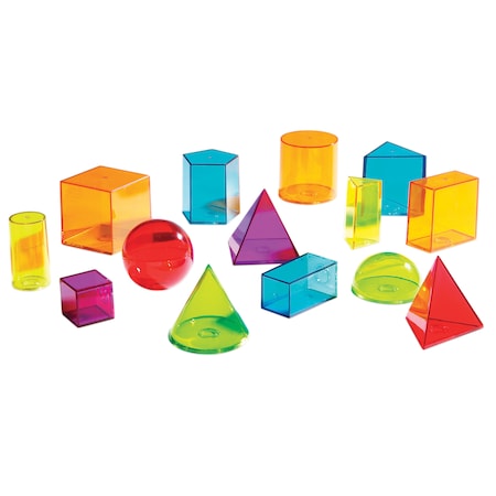 Learning Resources View-Thru Geometric Solids 4331